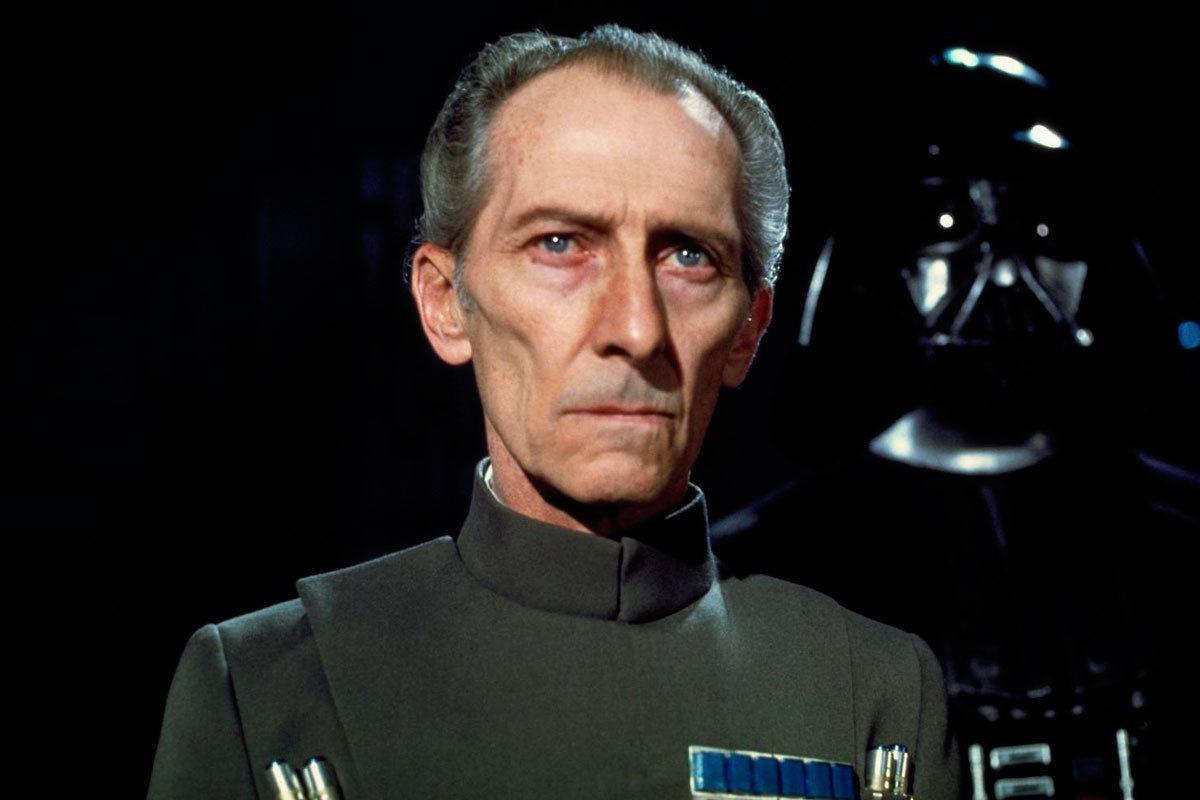 The real Peter Cushing in the original Star Wars films