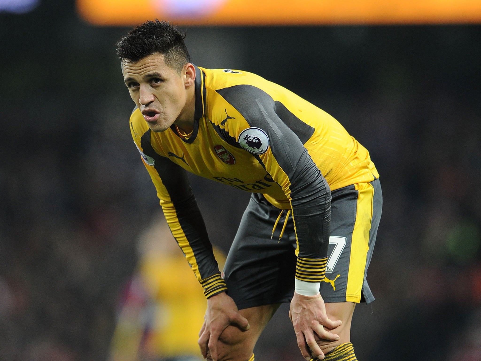 Sanchez has insisted that whether he signs a new contract 'depends on Arsenal'