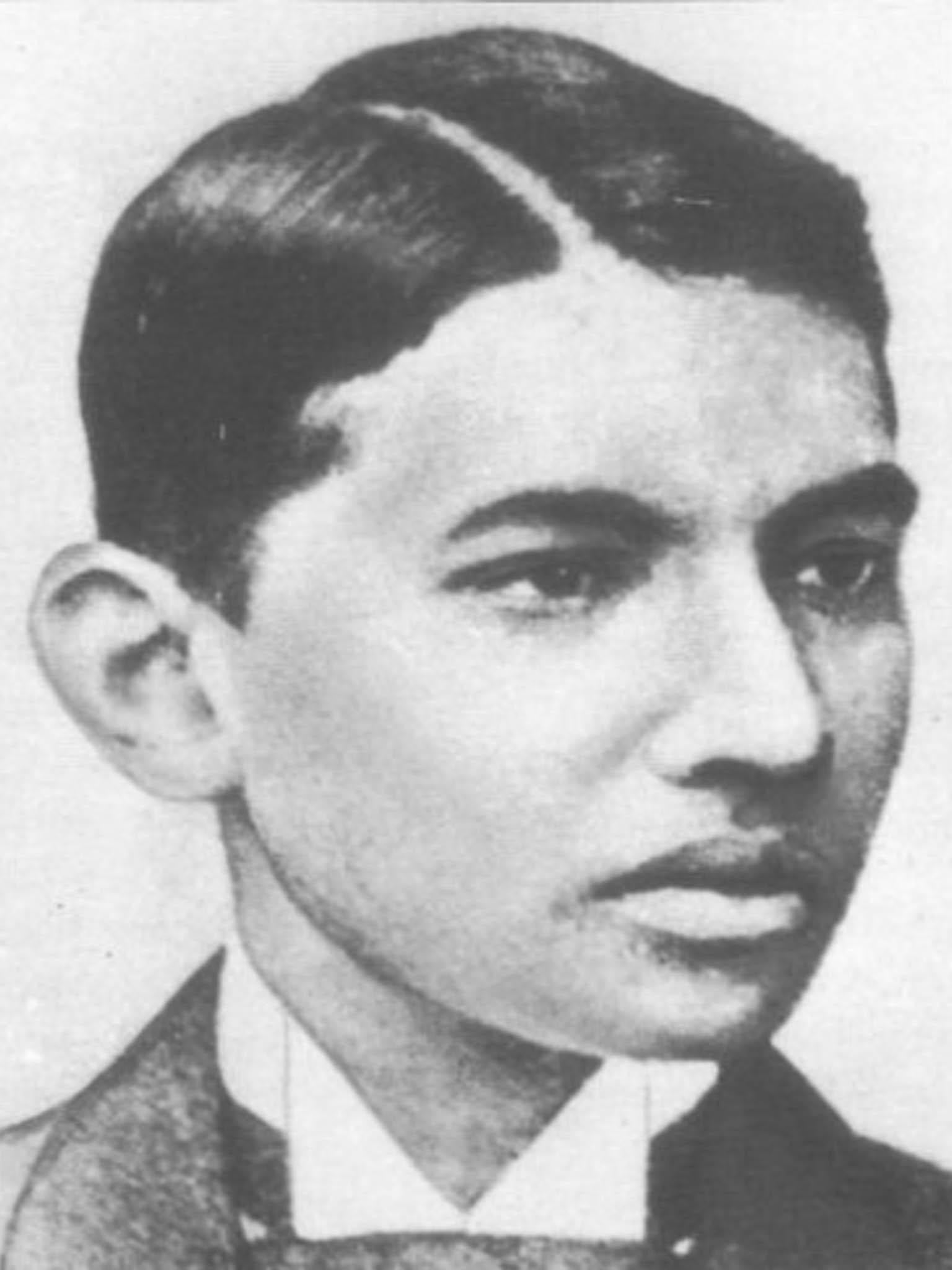 Gandhi as a law student in London