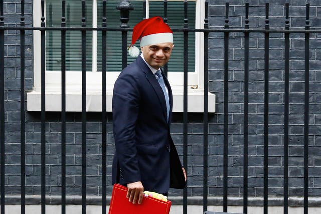 The Downing Street drinks are on Sajid Javid this Christmas