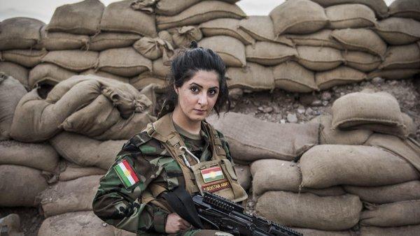 Kurdish-Danish Joanna Palani dropped out of university and travelled to Syria in 2014 at the age of 21 to 'fight for women's rights and European values'