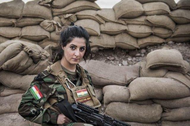 Kurdish-Danish Joanna Palani dropped out of university and travelled to Syria in 2014 at the age of 21 to 'fight for women's rights and European values'