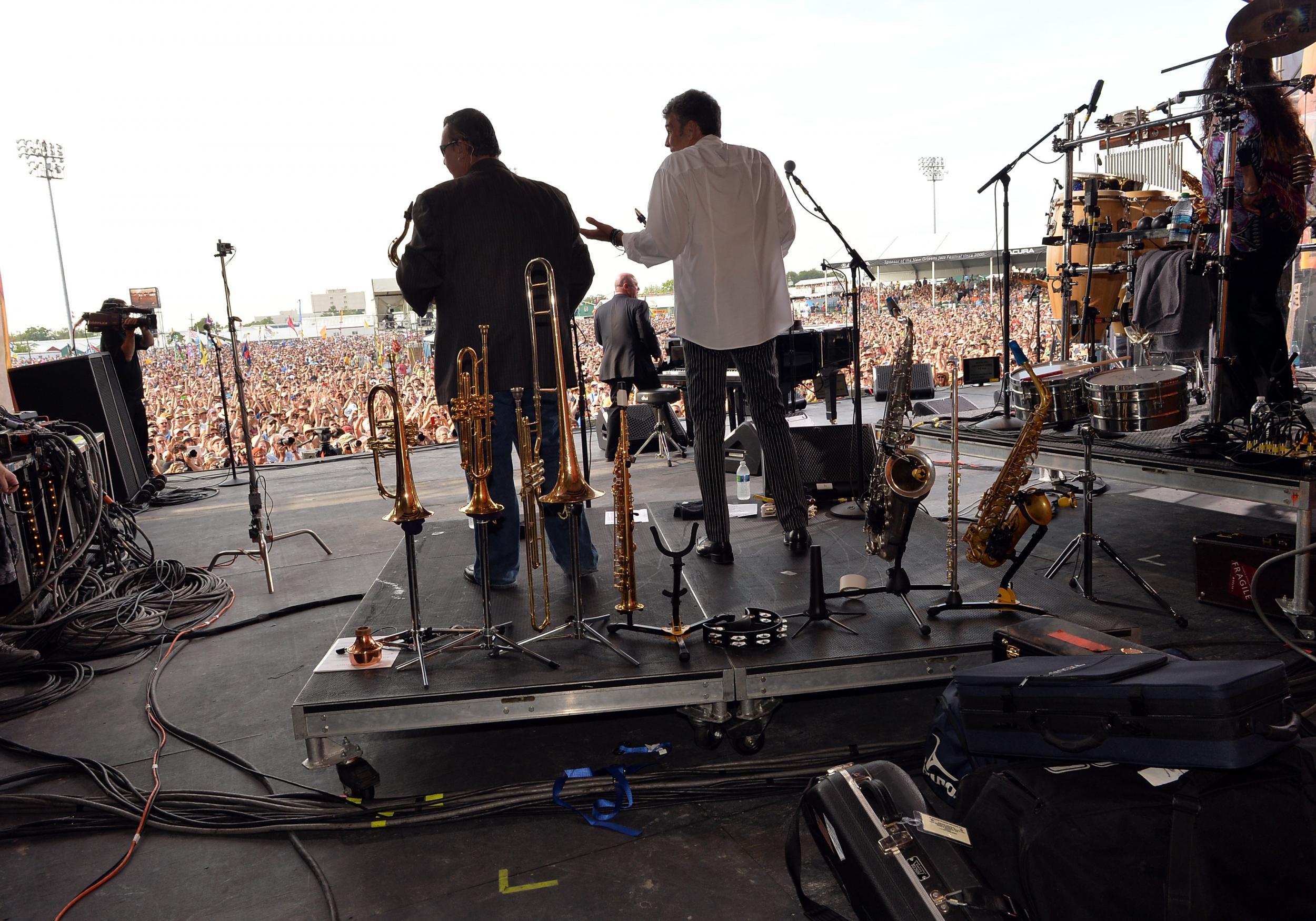 The New Orleans Jazz Festival is the city's top music event (Getty)