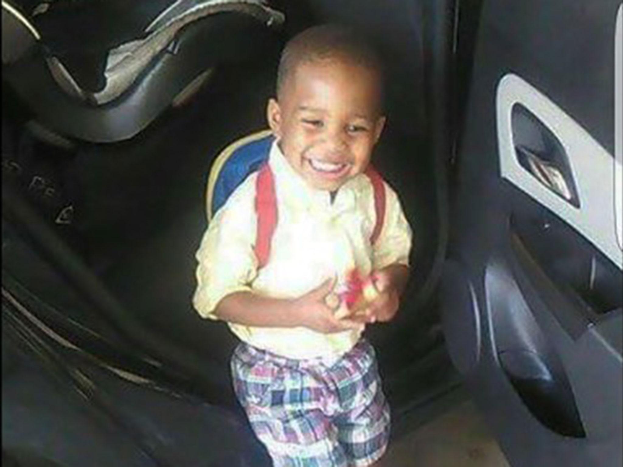 Three-year-old Acen King was shot and killed when the man got out of his car and fired