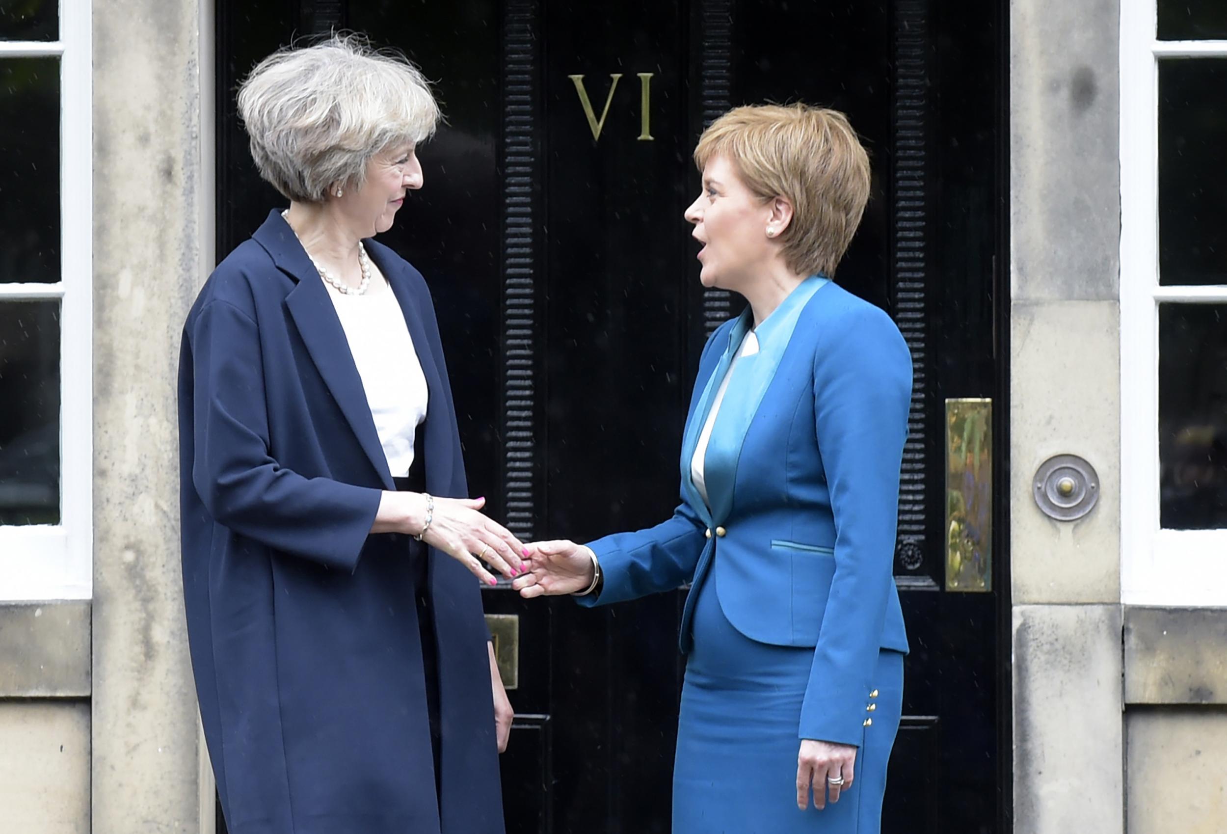 The Prime Minister has made clear her intention to take the UK out of the single market, which Ms Sturgeon has warned would make a second referendum on Scottish independence more likely