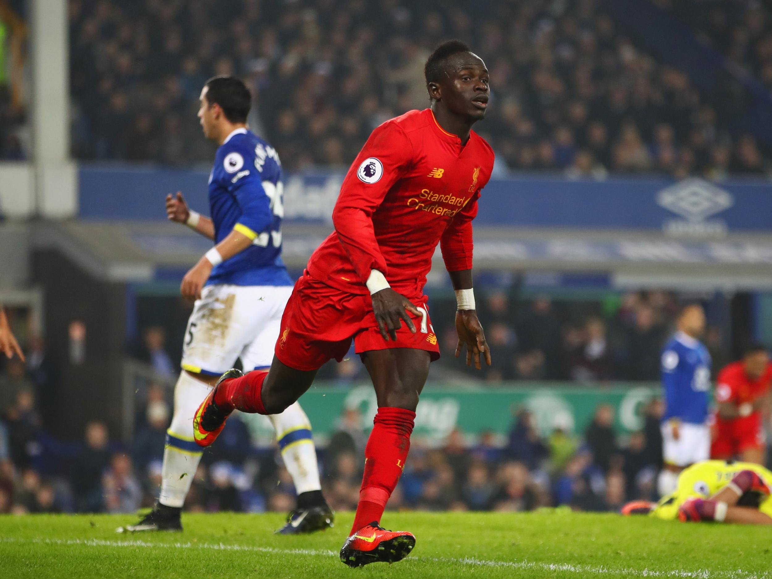 Mane has eight goals for Liverpool this season