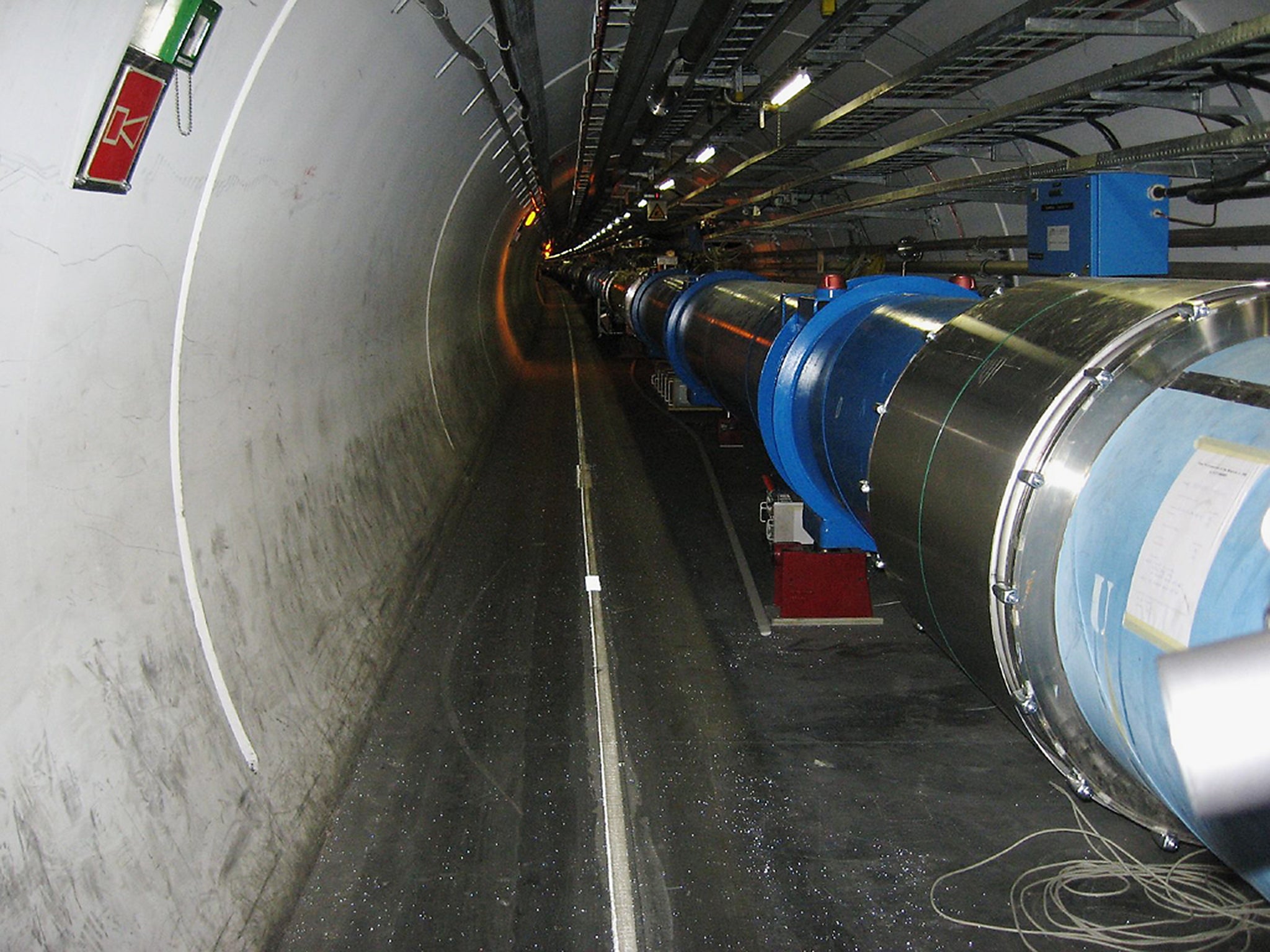 Large Hadron Collider dipole magnets.