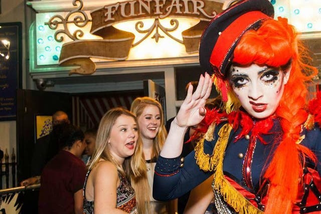 The circus freaks will be out in force at Brighton's FunFair Club