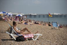 Hurricane Gert set to bring Britain's hottest day of the month