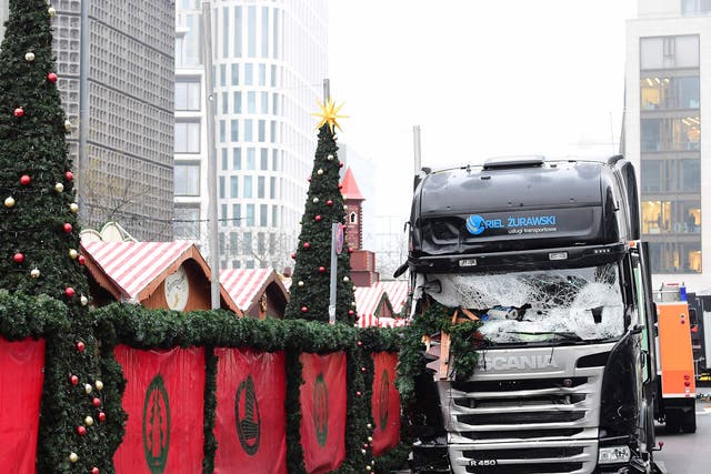 Lukasz Urban's lorry was hijacked and driven into the crowded market