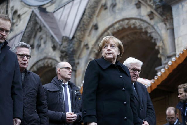 German Chancellor Angela Merkel came under political pressure following the attack