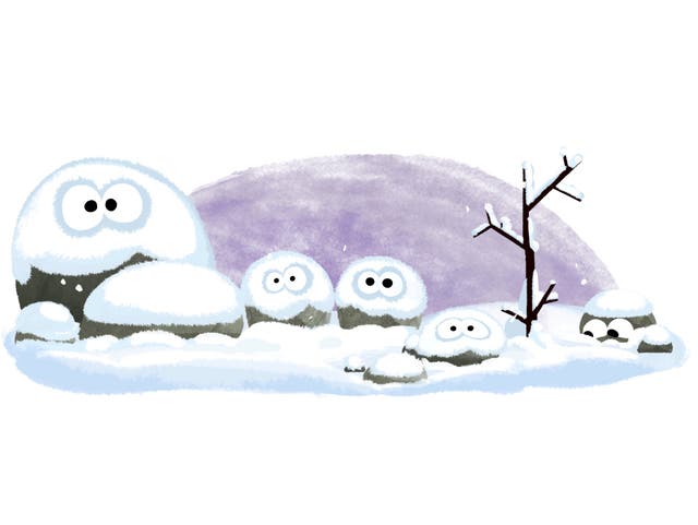 Google has published an animated 'doodle' to mark the winter solstice