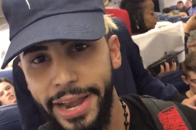 Adam Saleh, who claims he was thrown off a Delta flight for speaking Arabic