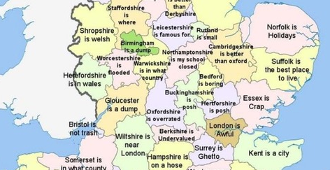 The Only Extremely Offensive Autocorrect Map Of England S