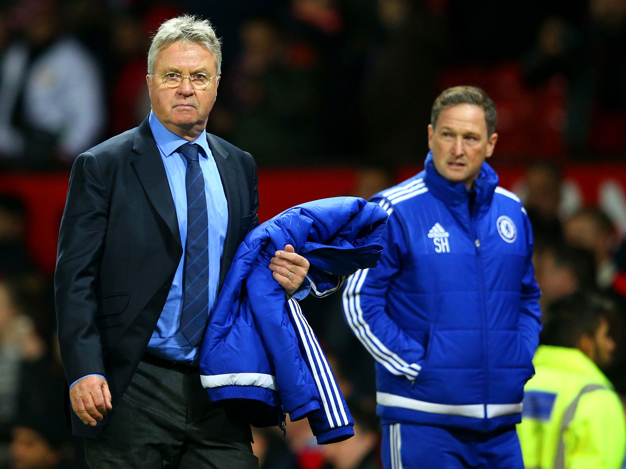 Holland with Hiddink at Chelsea