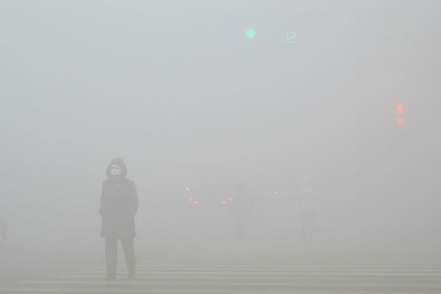 A dense cloud of smog covered large parts of China for several days in December