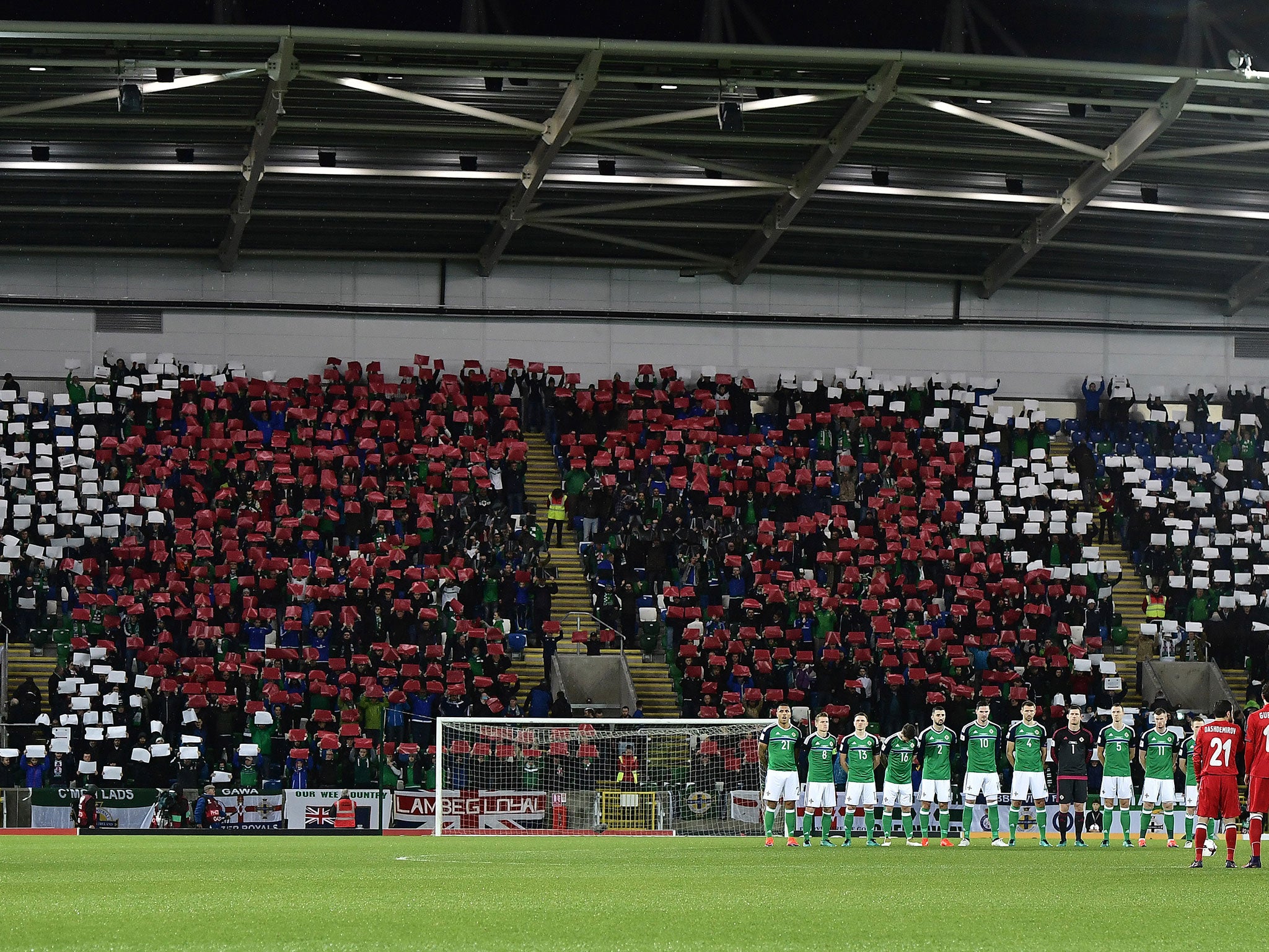 Northern Ireland have been fined over £11,000 for displaying poppies during their match against Azerbaijan