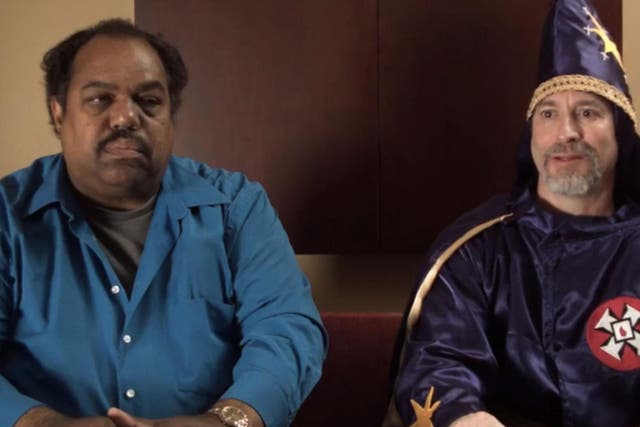 Daryl Davis says he's been in a couple of physical fights while talking to KKK members across the US