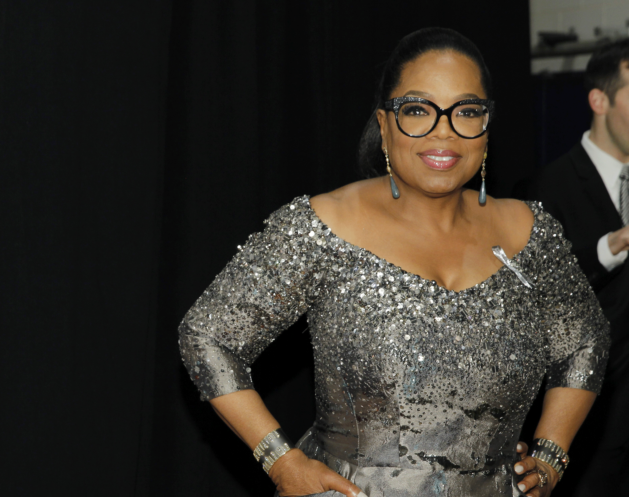 Winfrey was a supporter of Ms Clinton and insisted she had no plans of joining the billionaire property developer as his running mate