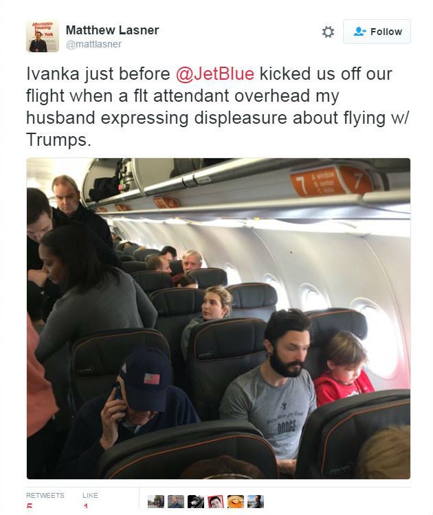 Couple ‘kicked off flight’ with Ivanka Trump after man expresses ...