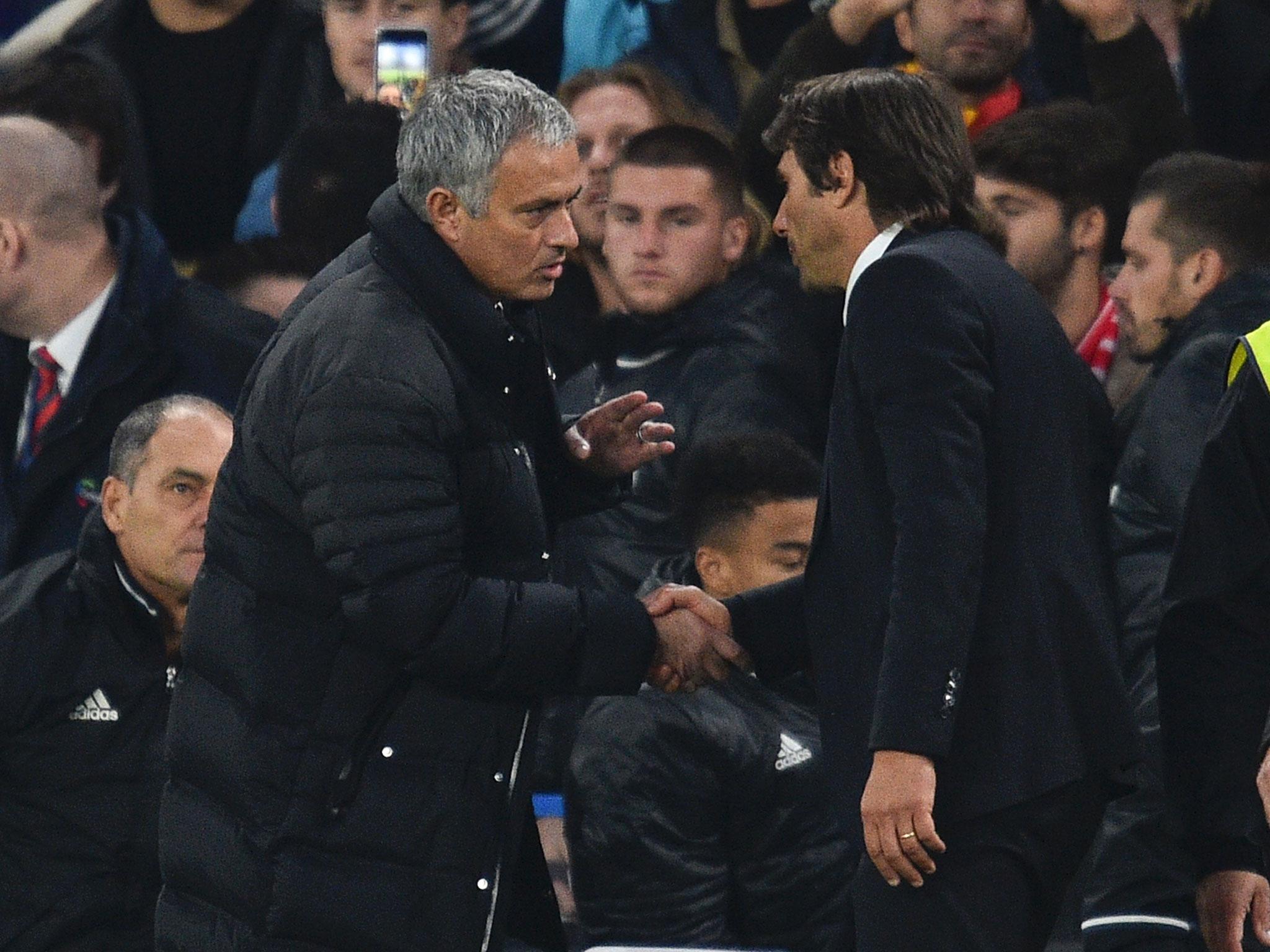 Jose Mourinho believes Antonio Conte's Chelsea won't be beaten to the Premier League title