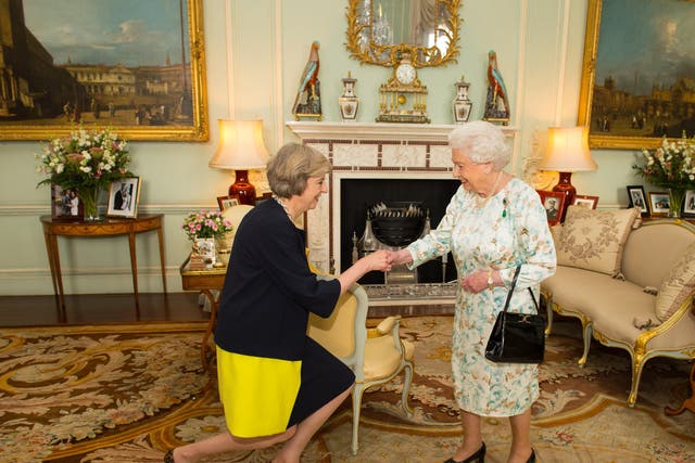 The Queen formally invites Theresa May to become Prime Minister in July