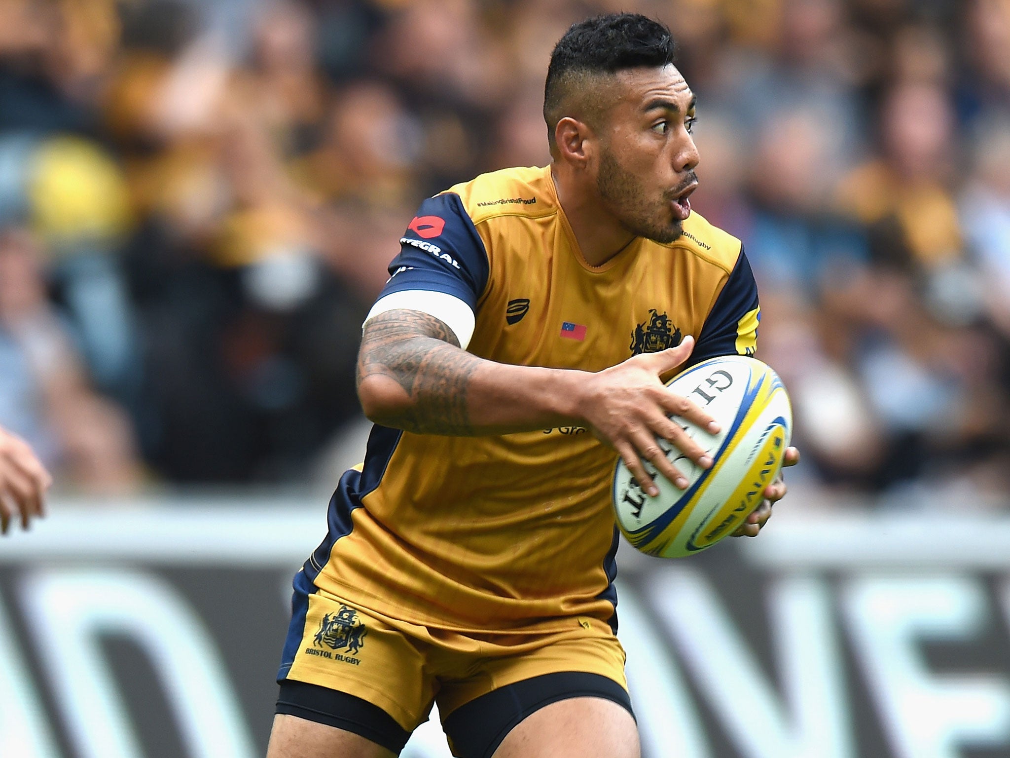 Tusi Pisi makes his first start in over two months for Bristol