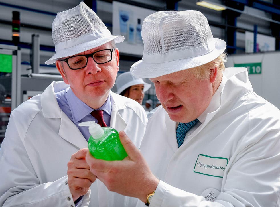 Michael Gove and Boris Johnson during the Vote Leave campaign 