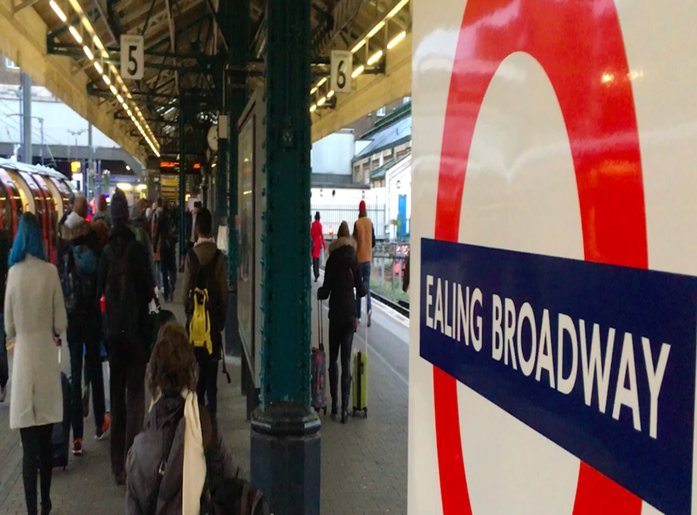 All change: Ealing Broadway is standing in for London Paddington