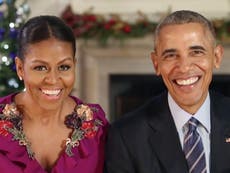The Obamas deliver their final Christmas message from the White House