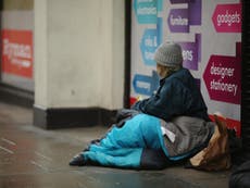 Emergency shelters open as charities warn cold may kill the homeless