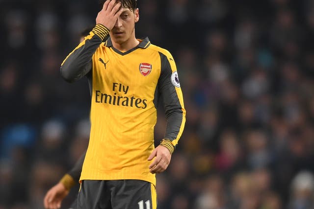 Mesut Özil has a point to prove after defeats at Everton and Manchester City