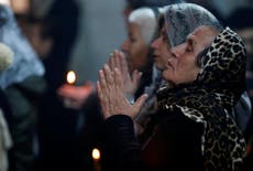Worshippers celebrate Christmas in a town finally liberated from Isis