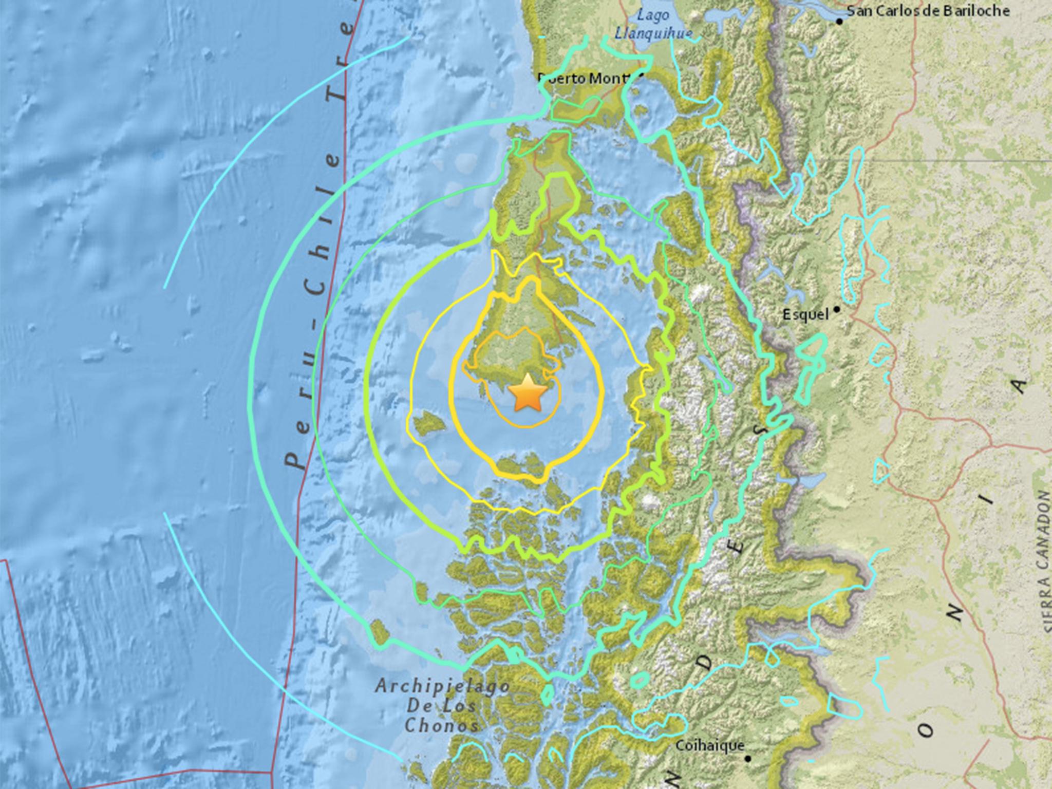 Tsunami warnings issued for parts of chile after a magnitude 7 4 earthquake
