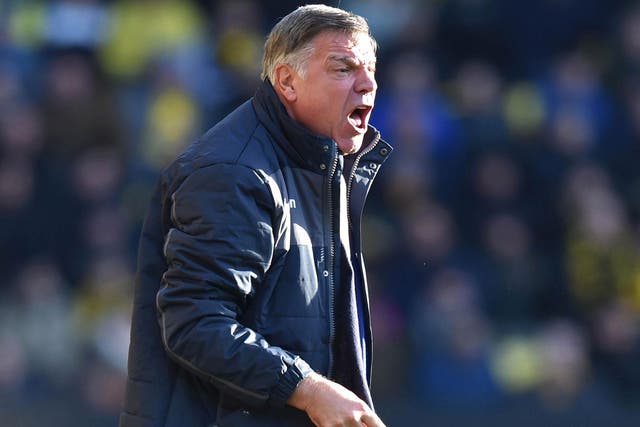 Sam Allardyce felt it was two points dropped in his first match as Crystal Palace manager