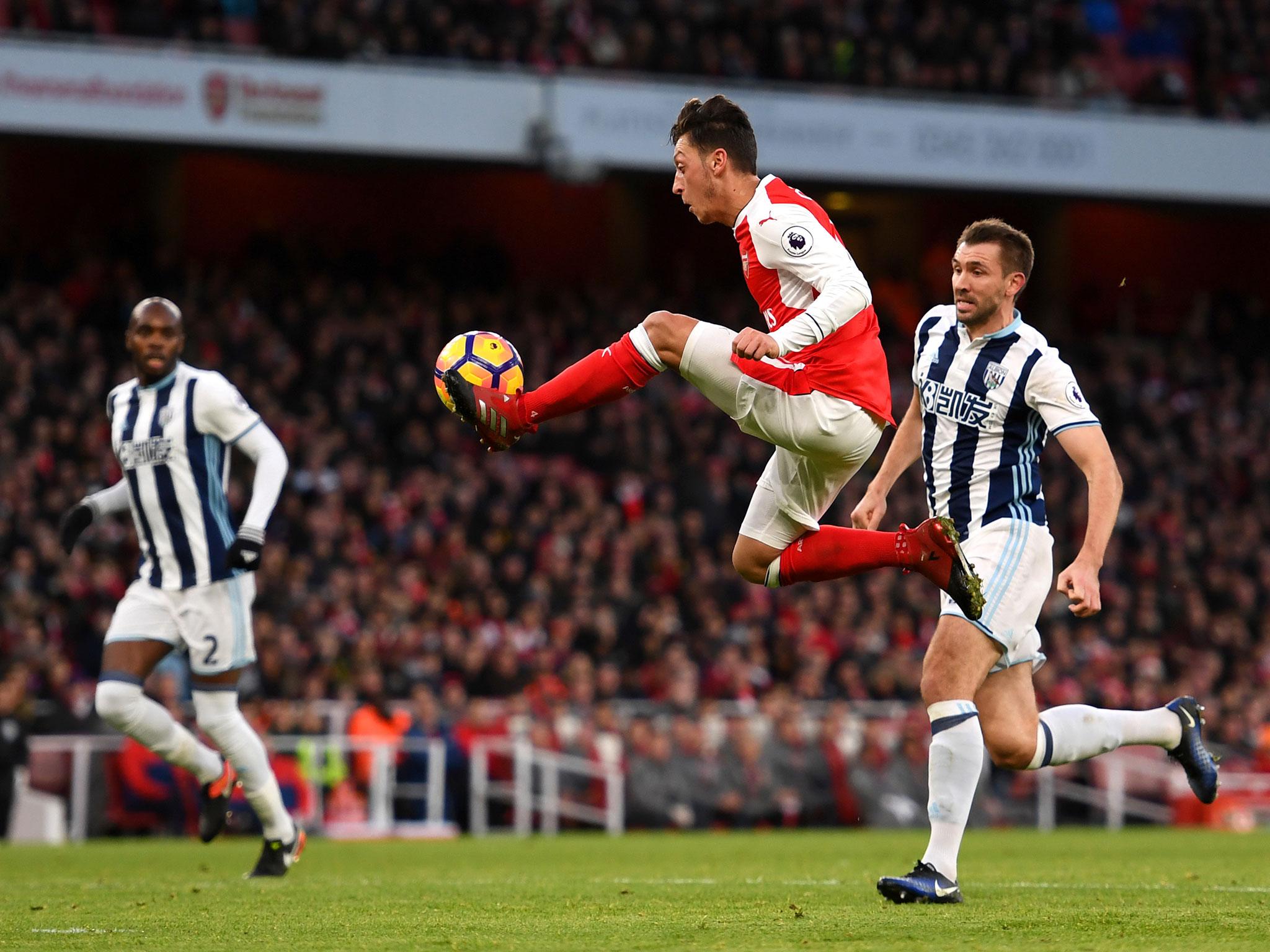 Ozil in action for Arsenal