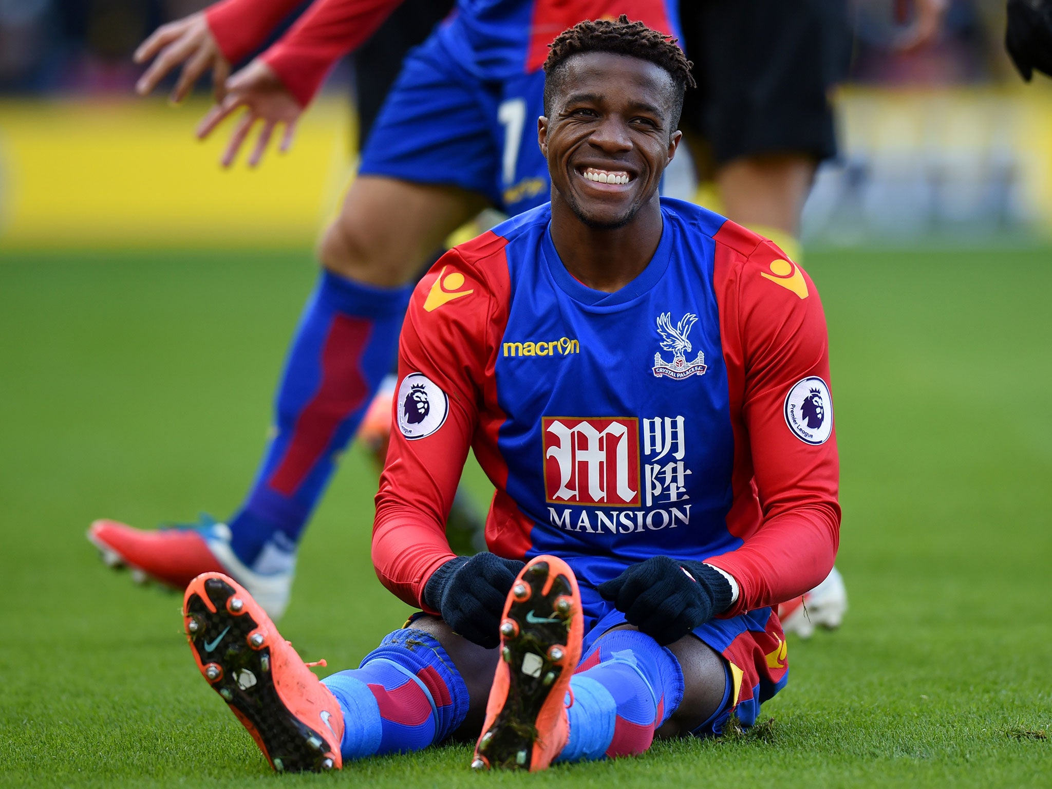 Zaha was booked for simulation during the 1-1 draw at Vicarage Road