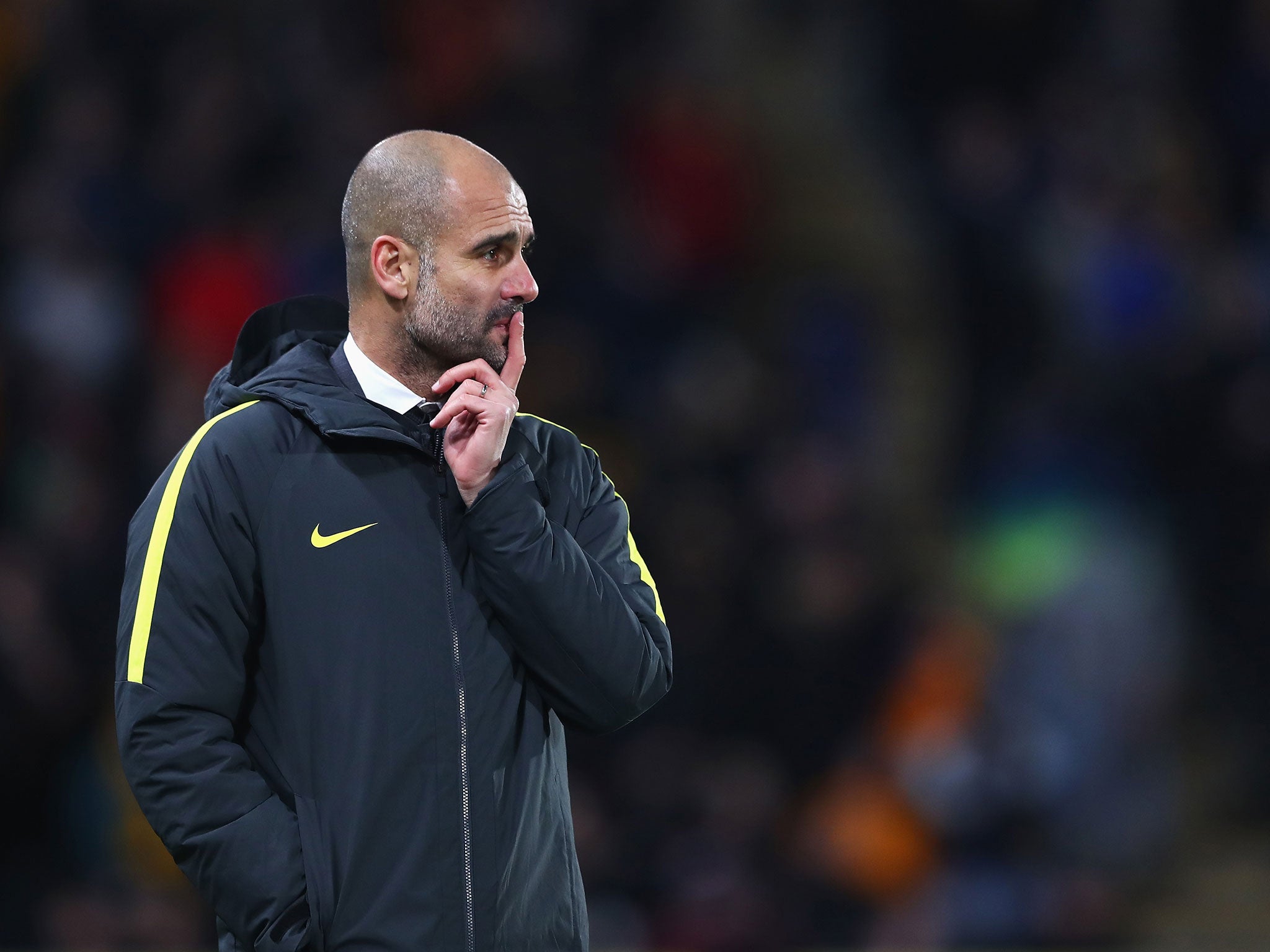 Guardiola's side moved up to second, within seven points of leaders Chelsea