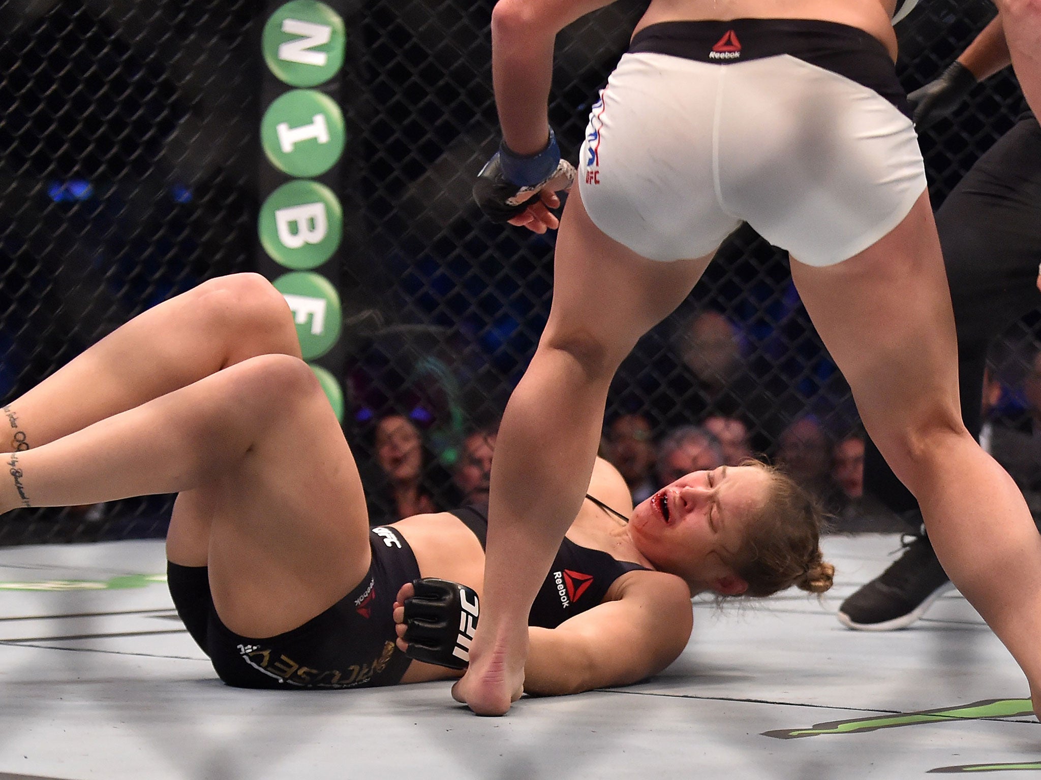 Ronda Rousey fights for the first time since UFC 193 in November last year