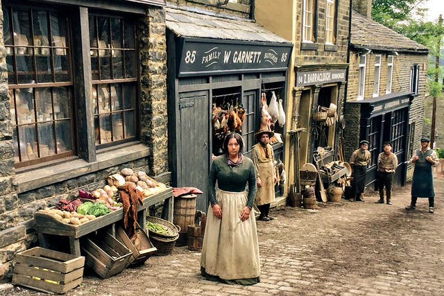 Main Street in Haworth during the making of ‘To Walk Invisible’