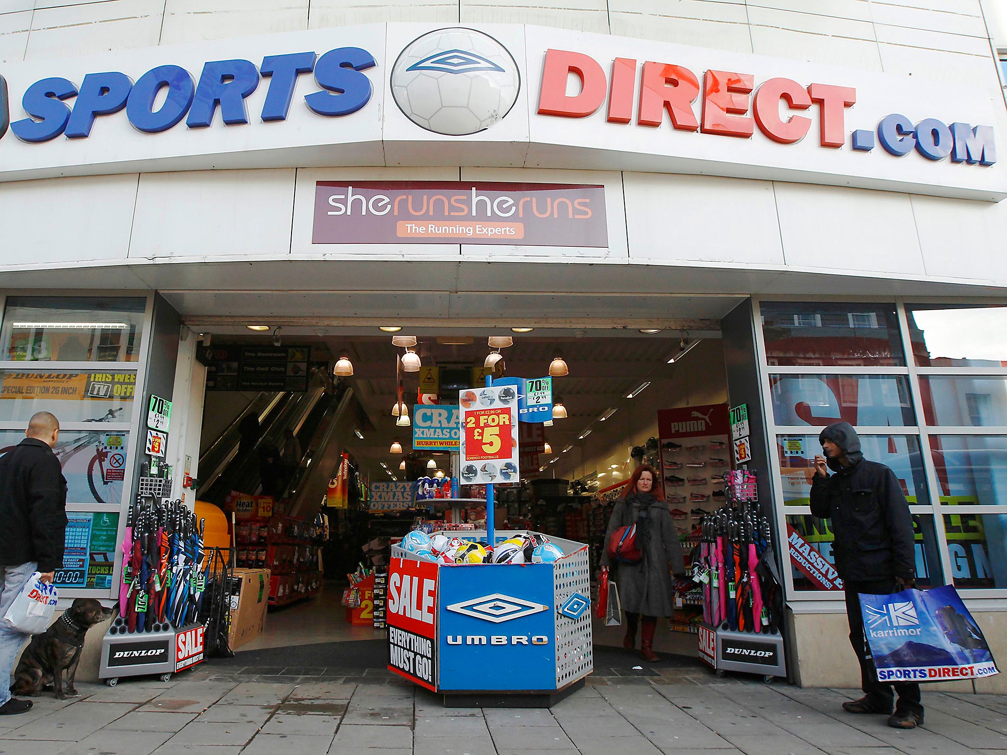 Sports Direct: The controversy over its use of zero hours contracts may have slowed their growth