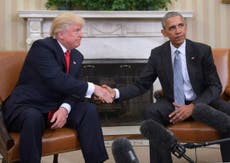 Donald Trump accuses Barack Obama of blocking smooth transition