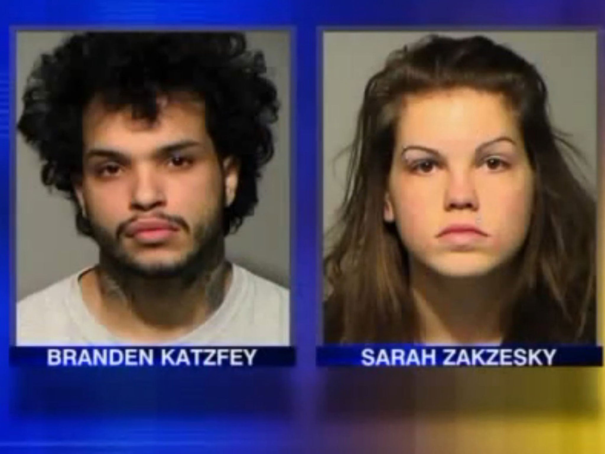 Homicide suspects Branden Katzfey and Sarah Zakzesky fox6now