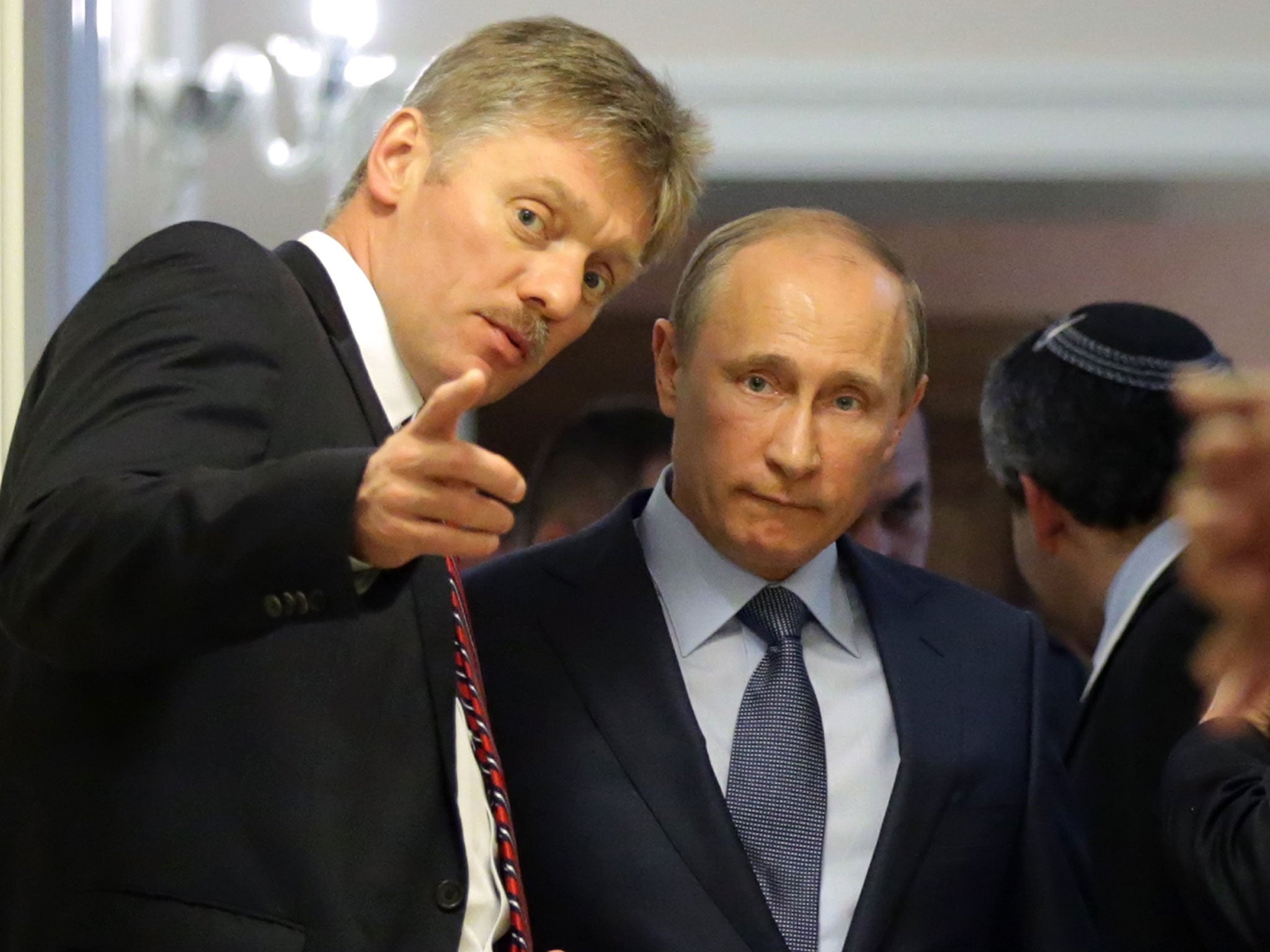 Dmitry Peskov is President Putin's chief spokesman