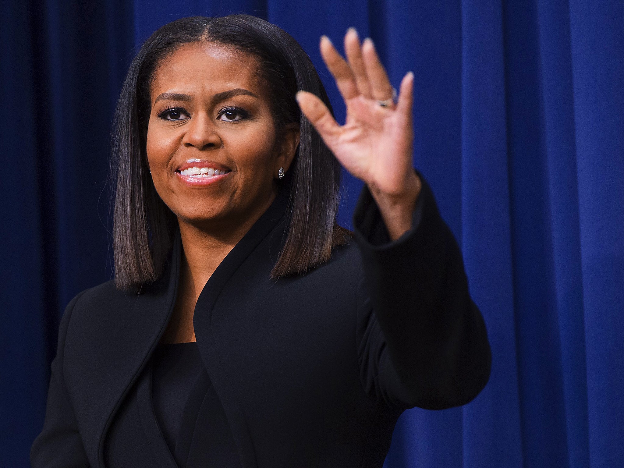 Michelle Obama Photographed With Natural Hair After Eight Years Of