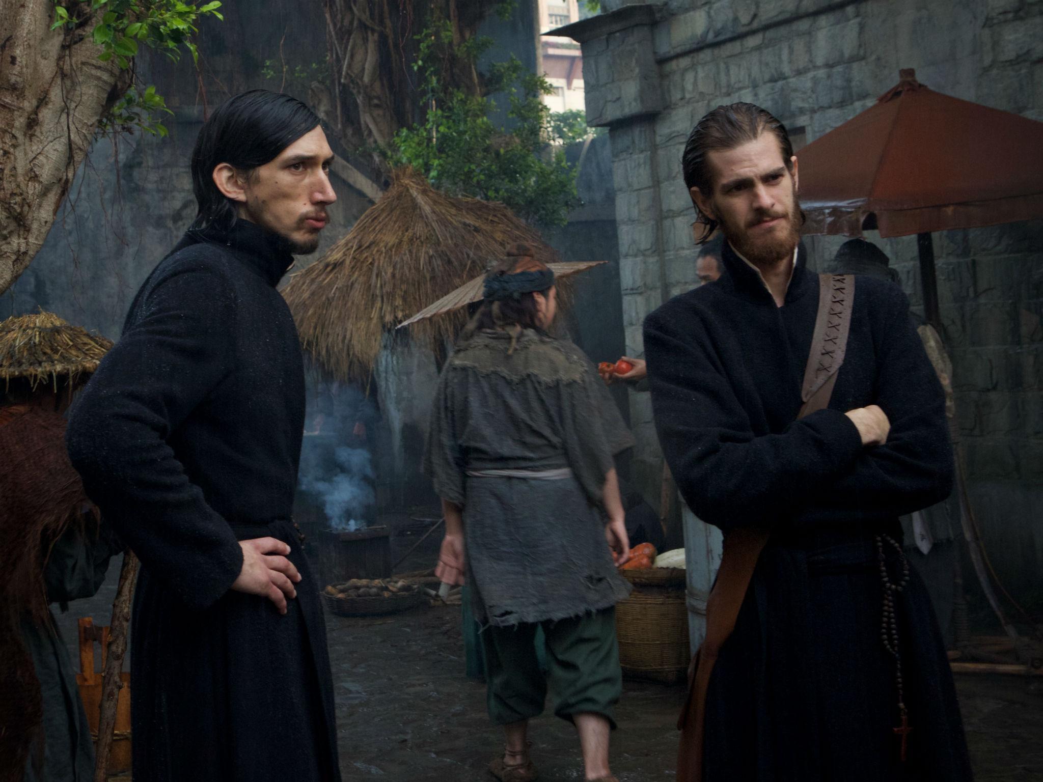 Adam Driver and Andrew Garfield in ‘Silence’
