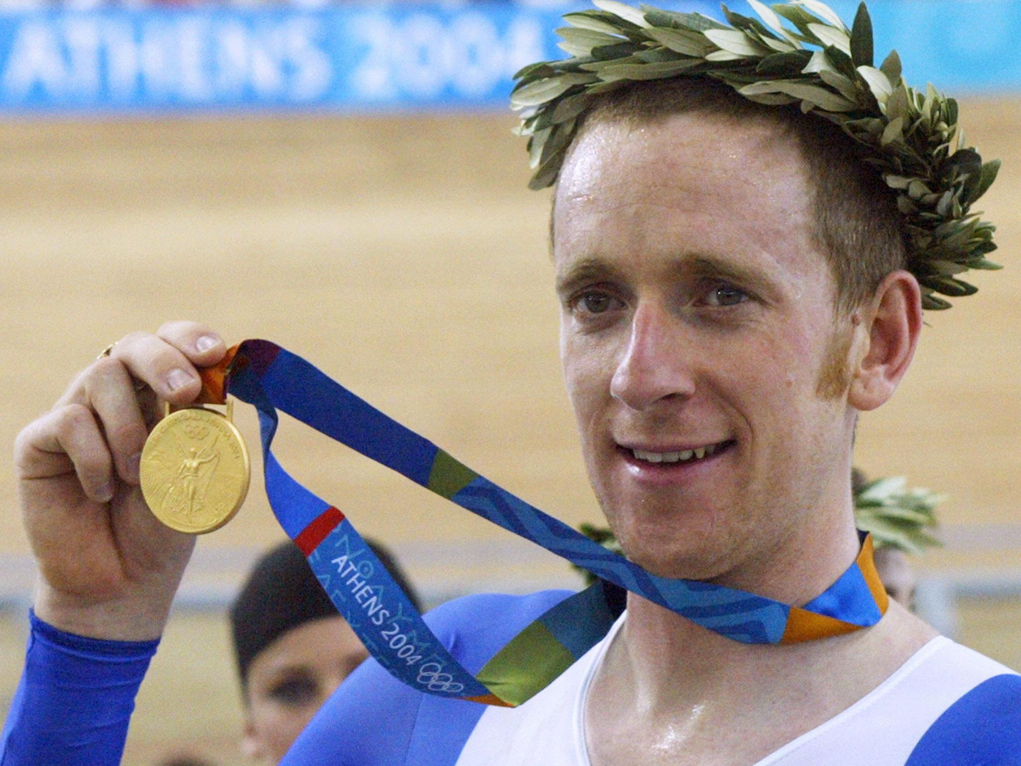 Wins gold in Athens for the Individual Pursuit, silver in the Team Pursuit and Bronze with Rob Hayles in the Madison. Becomes first Briton since 1964 to win three medals at one Olympic games.