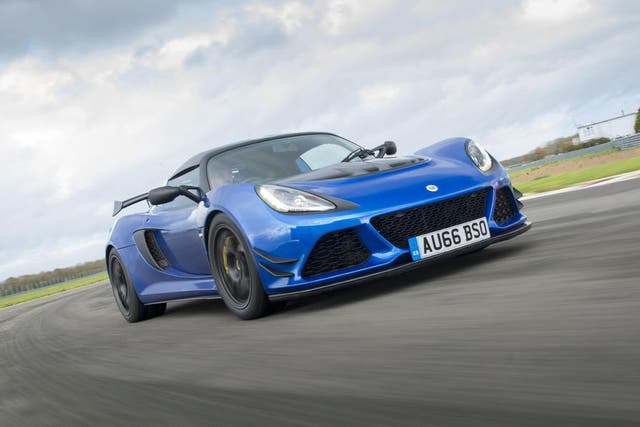 The Lotus Exige - Lotus made a £26.7m in the last financial year as sales slumped by 242 to 1,584