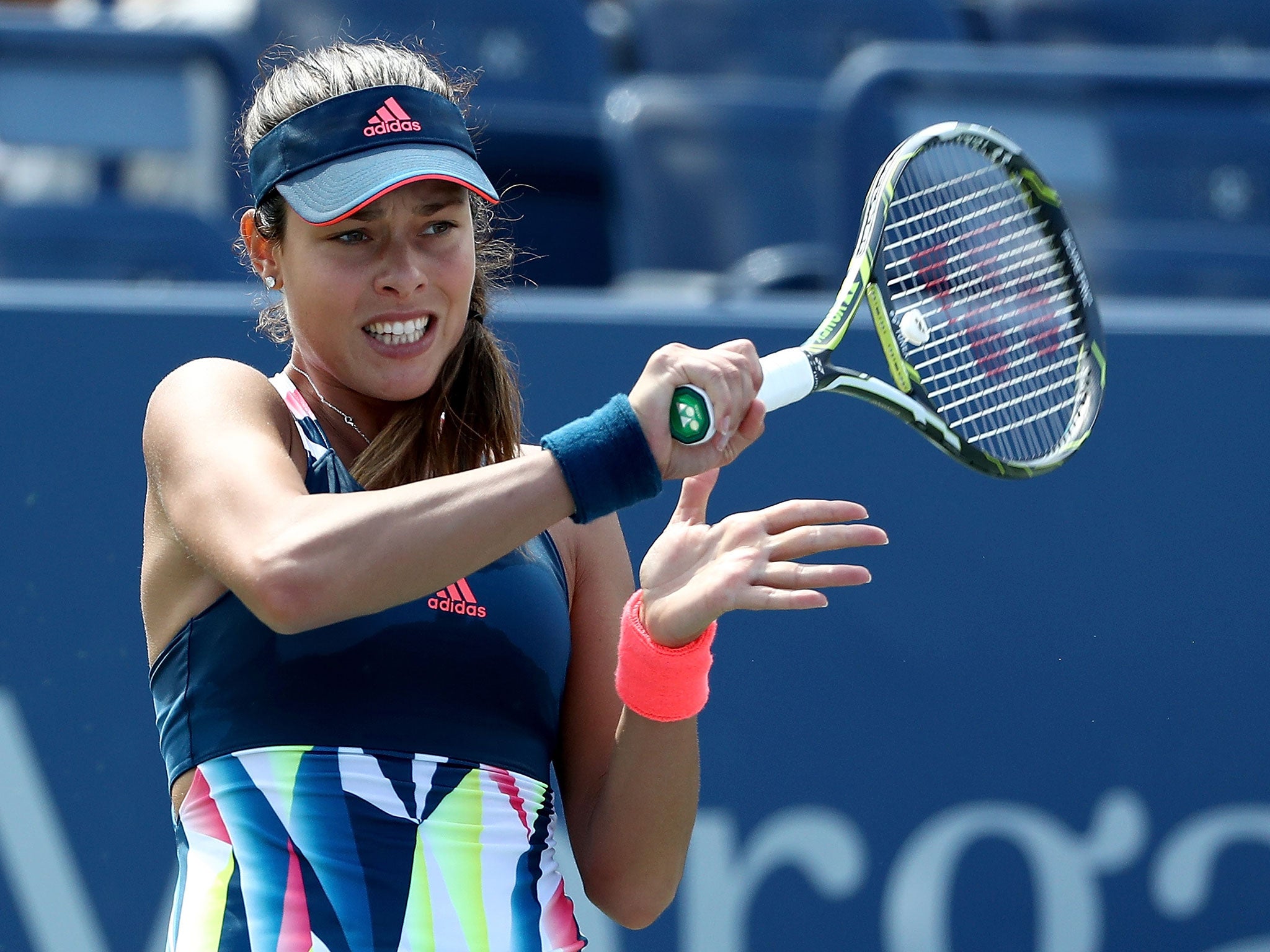 Ana Ivanovic in action at this year's US Open
