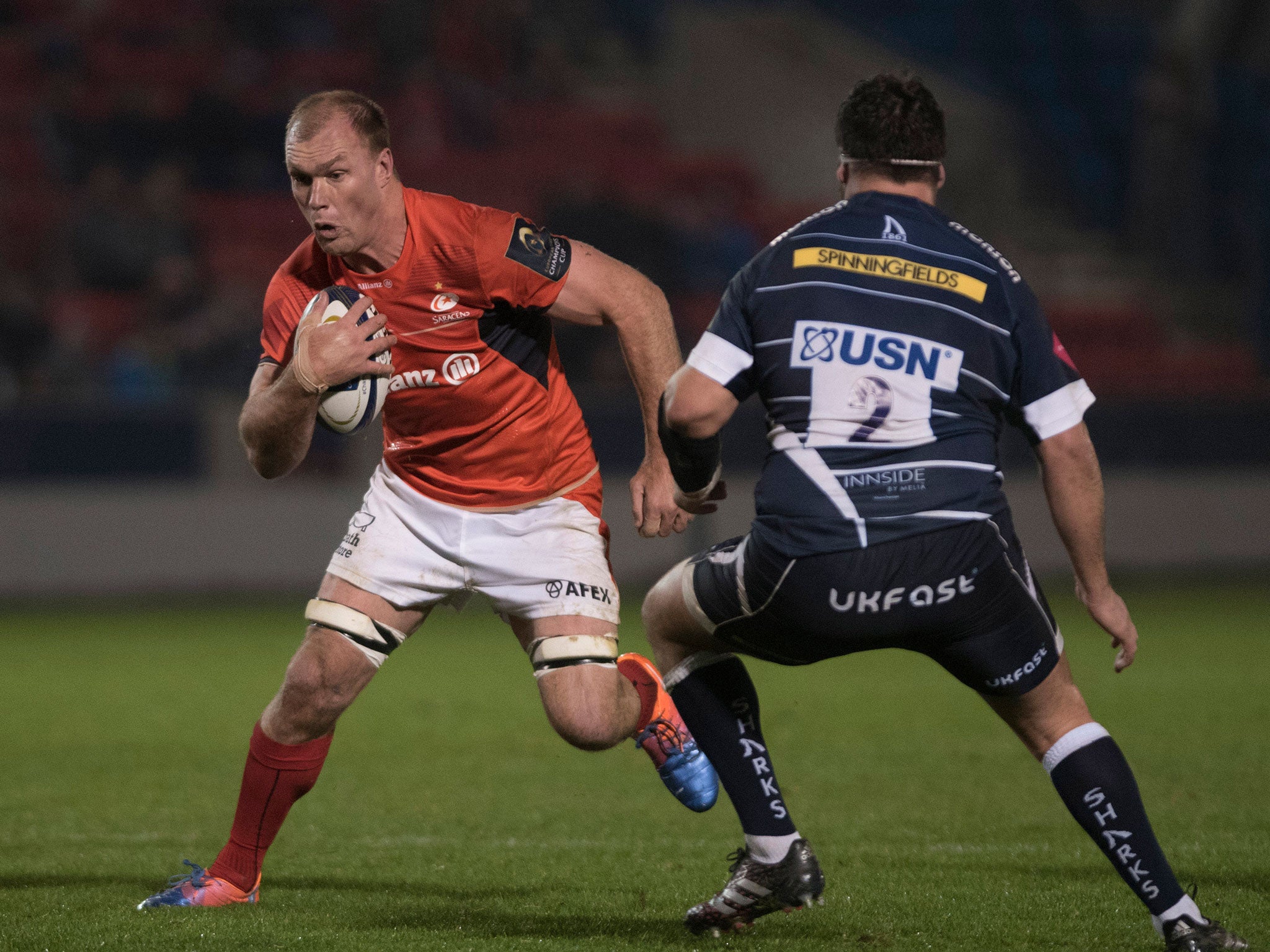 New signing Schalk Burger has slotted in seamlessly at Saracens